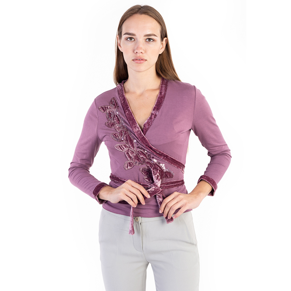 WEILL PLUM BLOUSE | WOMENS SIZE M